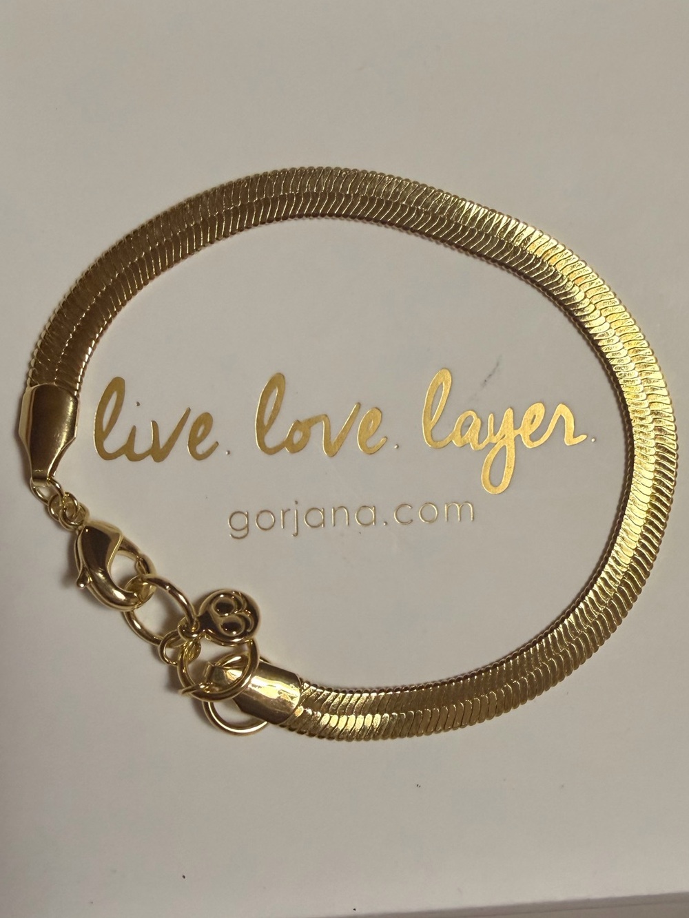Gorjana Venice Gold Herringbone Bracelet